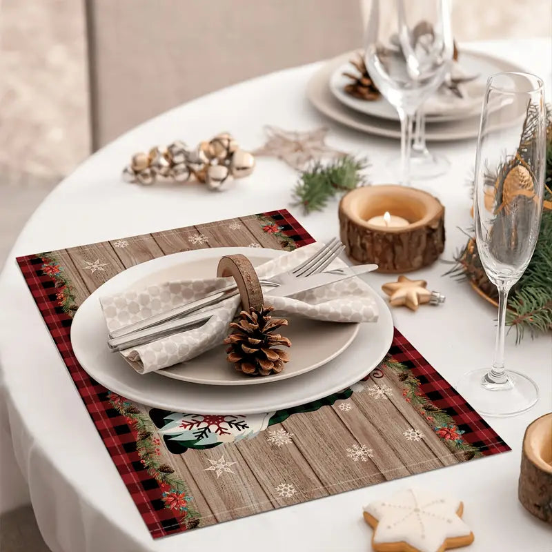 CHRISTMAS TABLEMATS 4pcs (Elves)