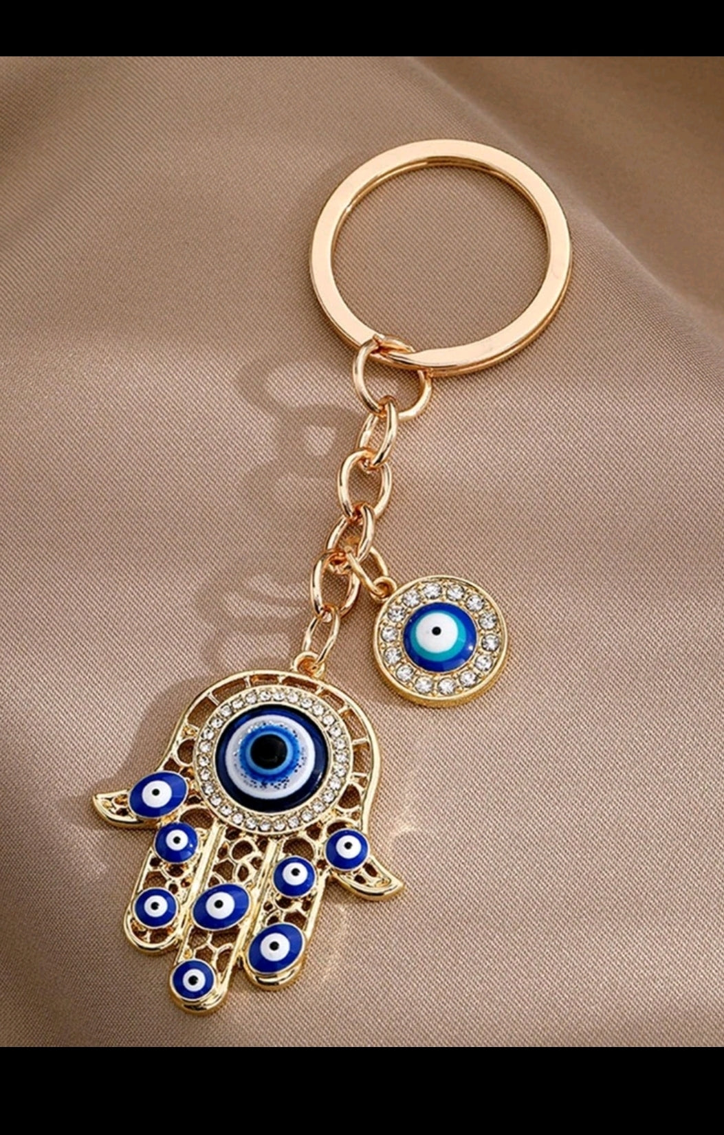 PROTECTIVE KEY RING Hamsa Hand