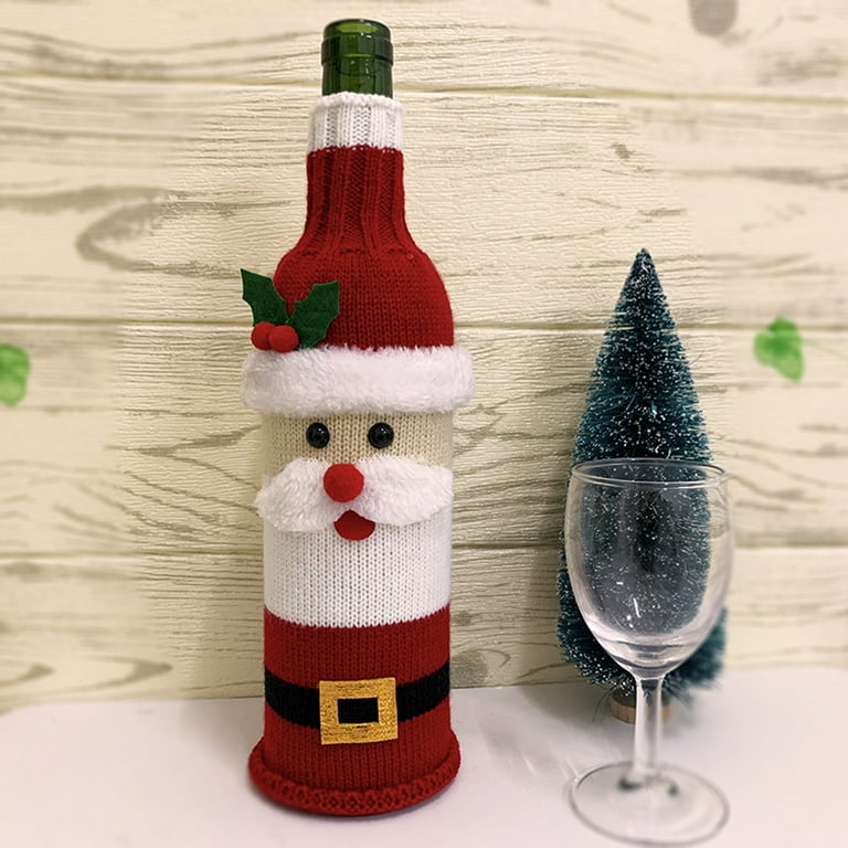 CHRISTMAS BOTTLE COVER (Santa)