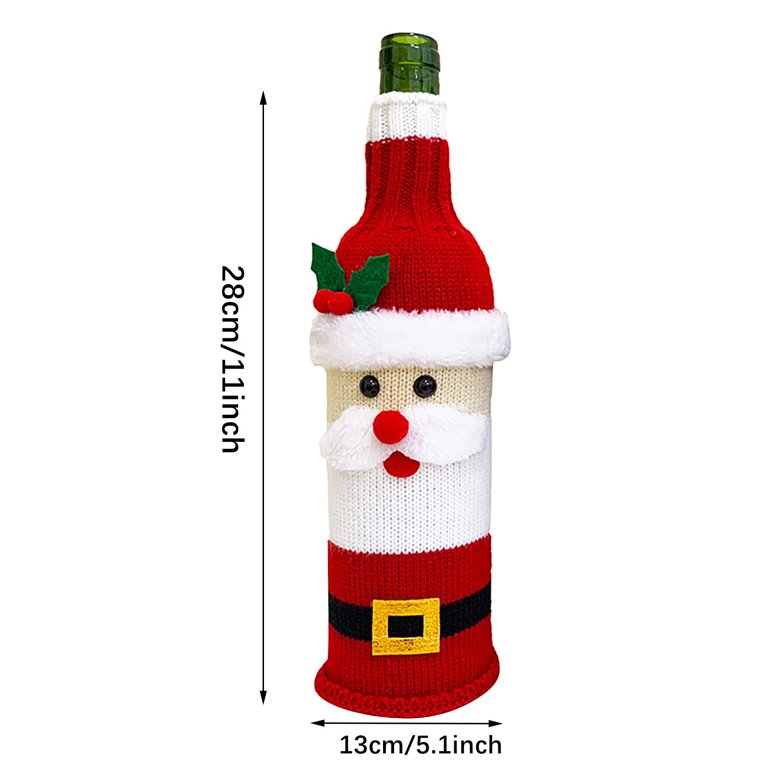 CHRISTMAS BOTTLE COVER (Santa)