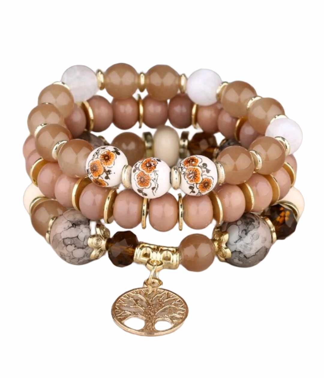 TREE OF LIFE BRACELETS (Beige)