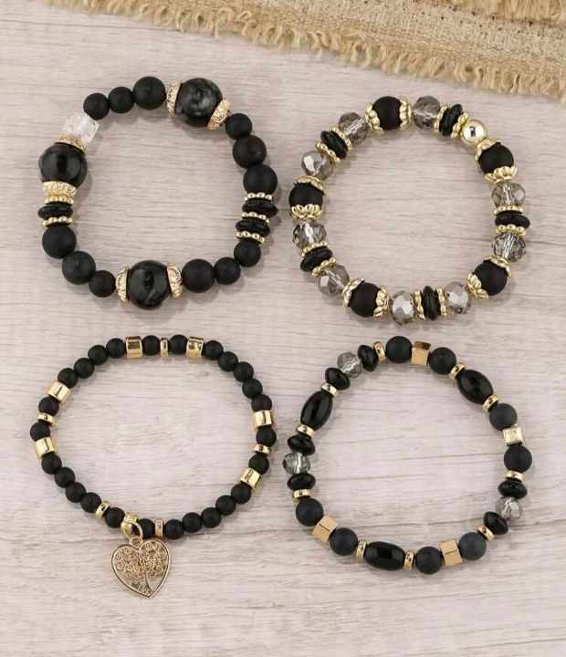 TREE OF LIFE BRACELETS (Black)