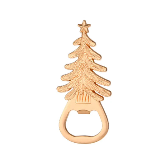 CHRISTMAS BOTTLE OPENER (Gold Christmastree)