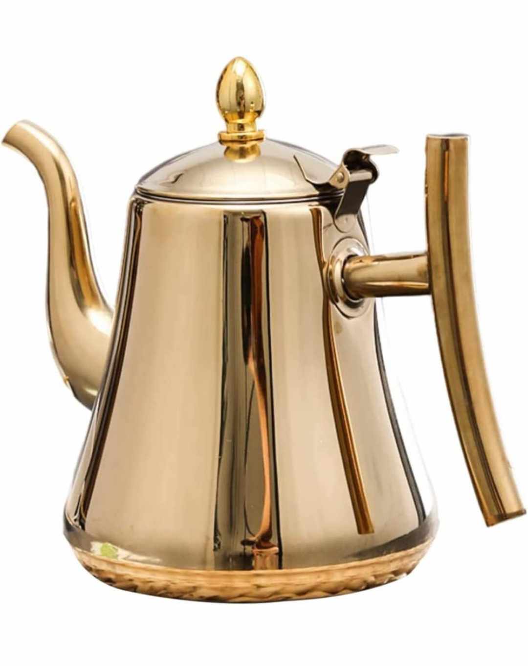 GOLD STAINLESS TEA KETTLE (1000ml)