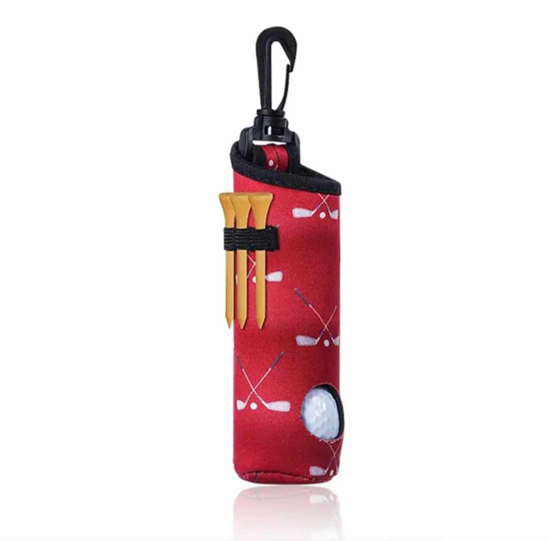 GOLF BALL POUCH (red)