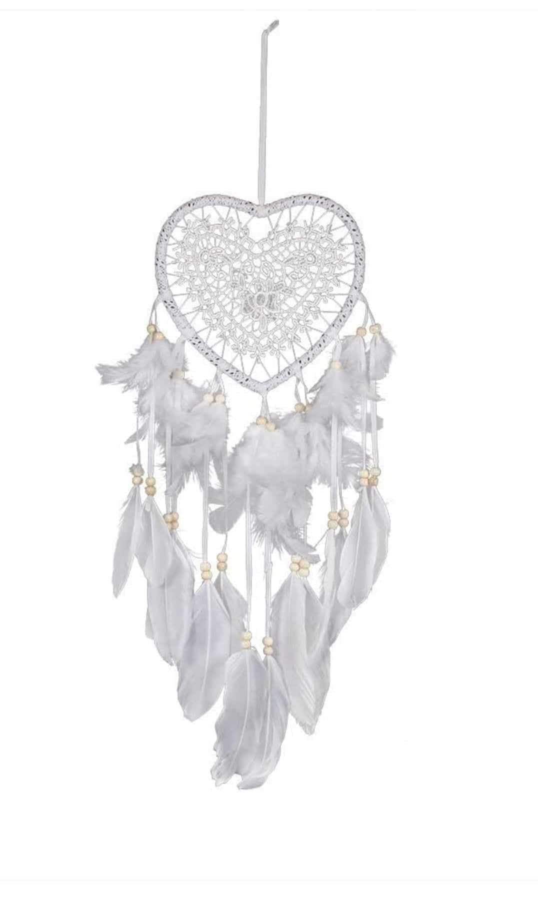 DREAM CATCHER white heart