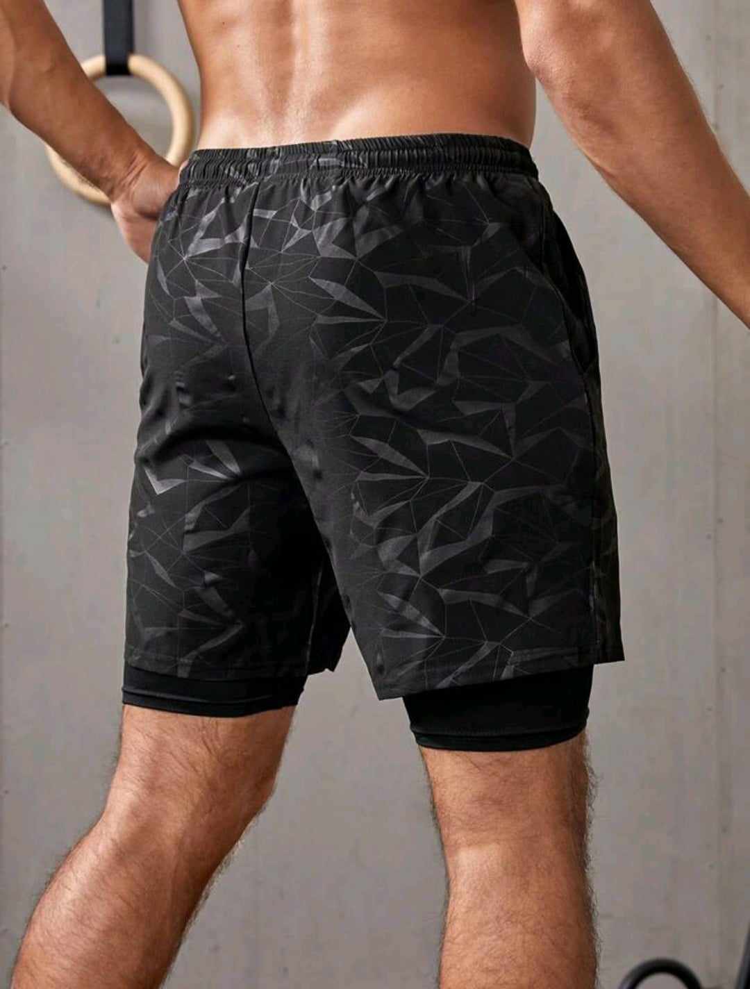 2 in 1 MEN'S GYM SHORTS (bull)