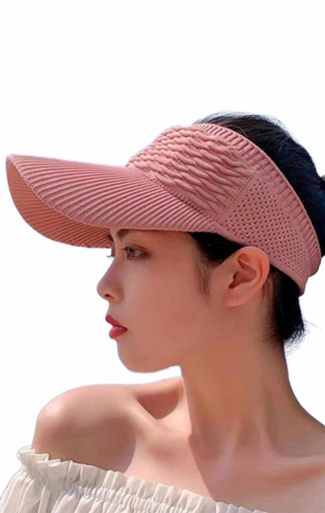 WOMEN'S DUCKBILL VISOR CAP (pink)