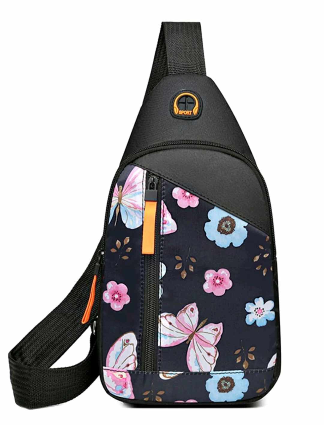 WOMEN'S SHOULDER CROSSBODY BAG (flowers)