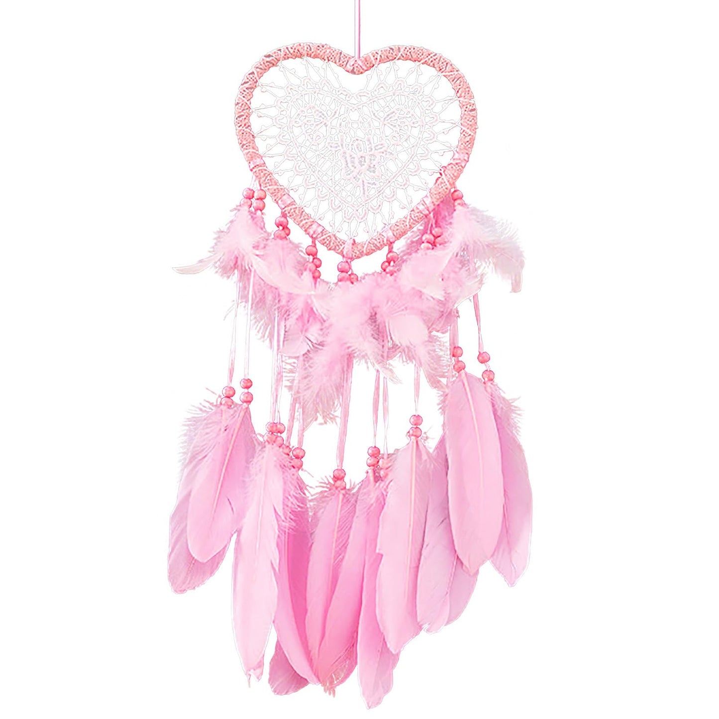 DREAM CATCHER pink heart