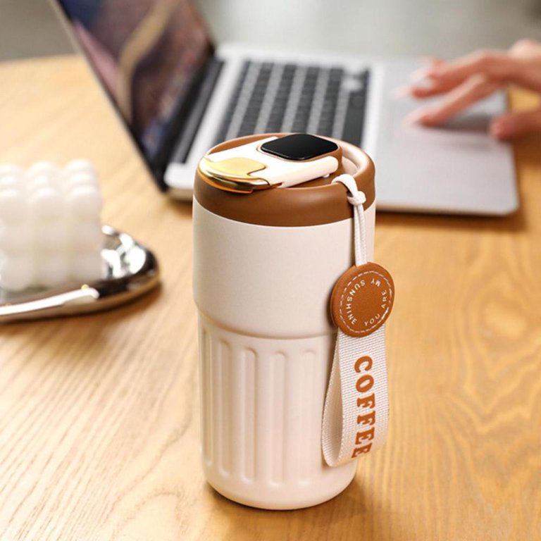 COFFEE TRAVEL MUG WITH TEMPERATURE DISPLAY (450ml)