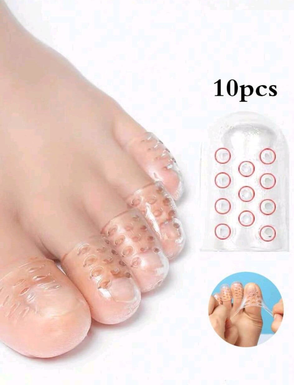 SILICONE TOE/FINGER PROTECTORS (10 Pcs)