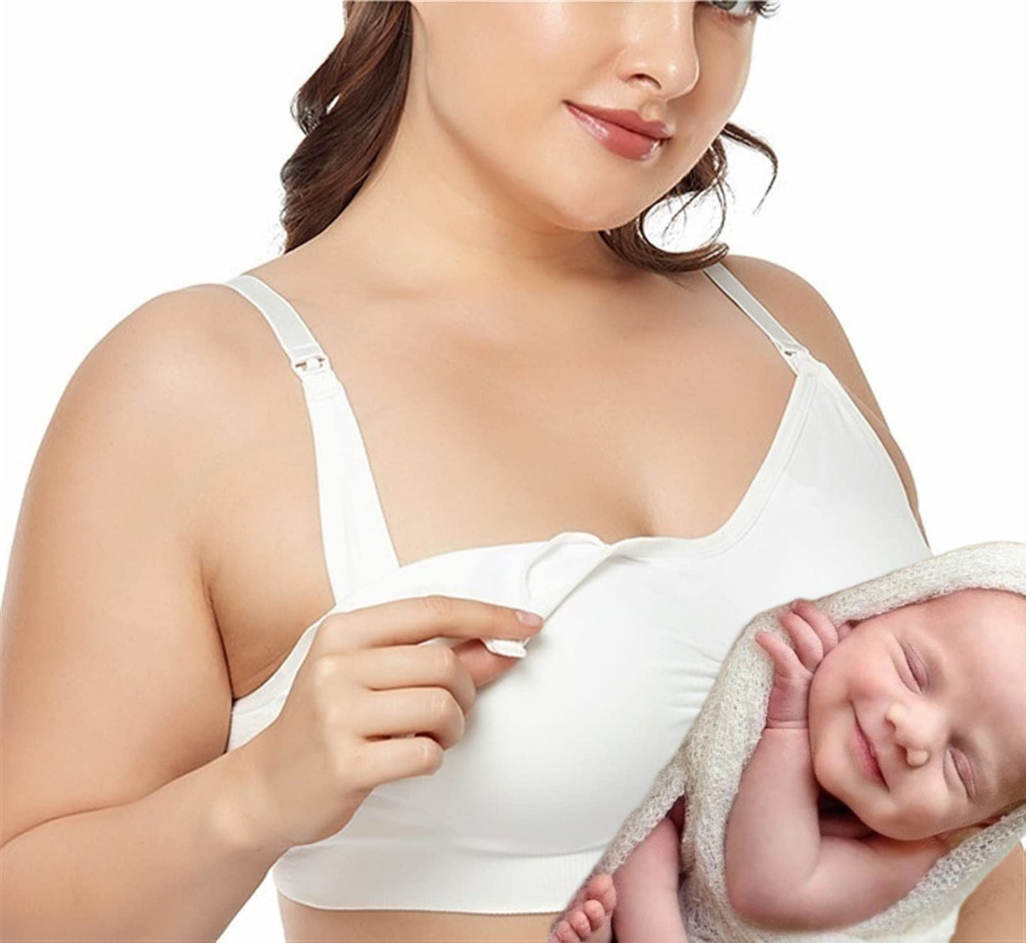 NURSING BRA (white)