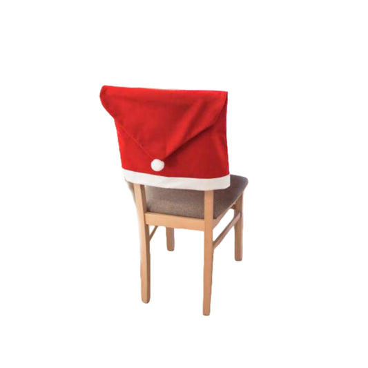 CHRISTMAS CHAIR COVER SANTA HAT