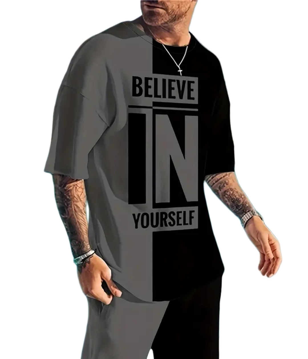 MEN'S GYM TOP (Belive in yourself)