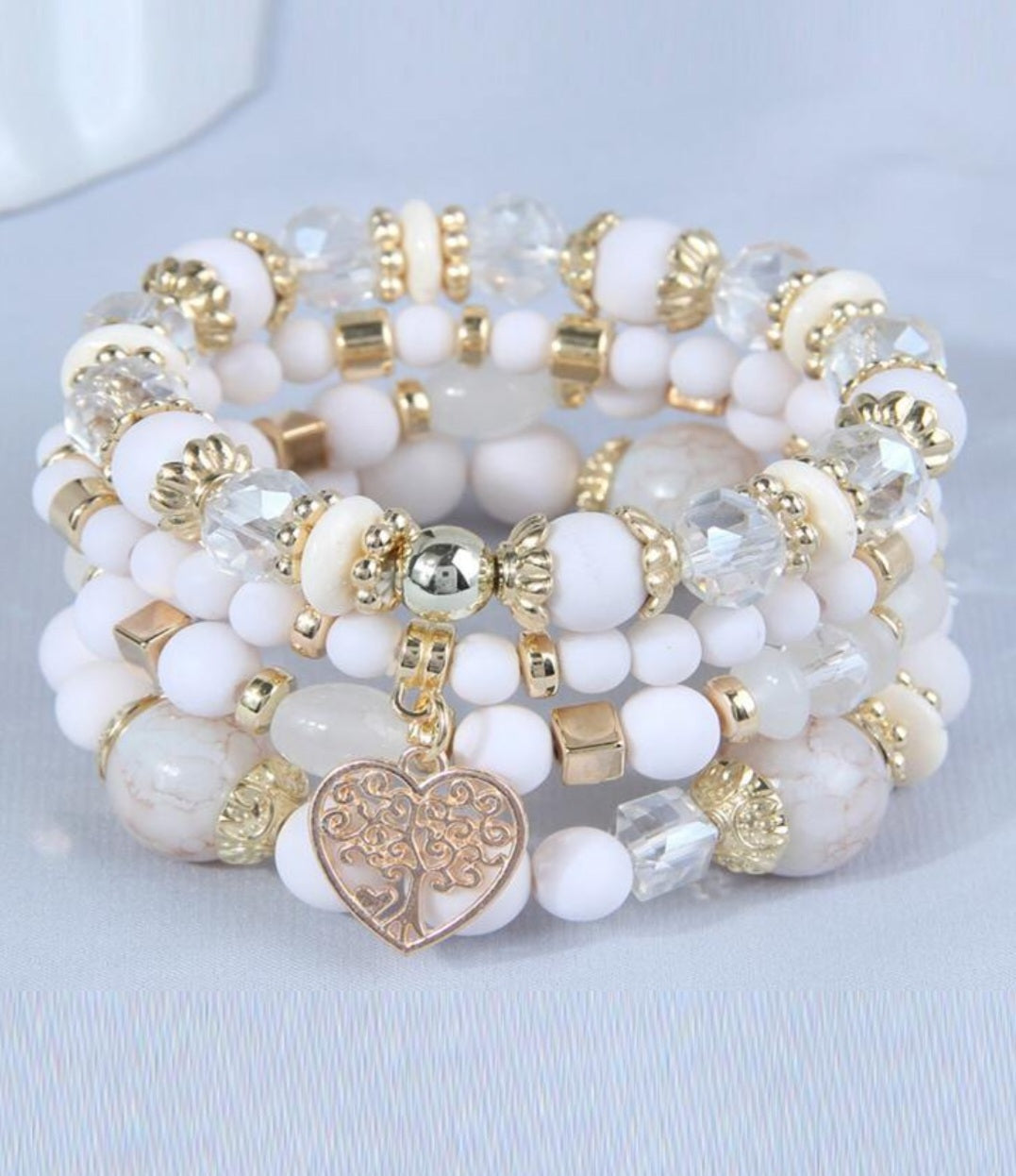 TREE OF LIFE BRACELETS (White)