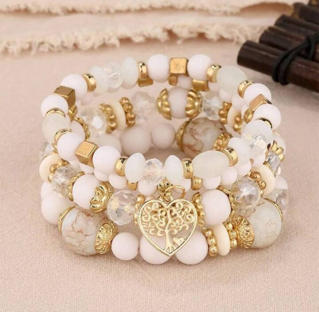 TREE OF LIFE BRACELETS (White)