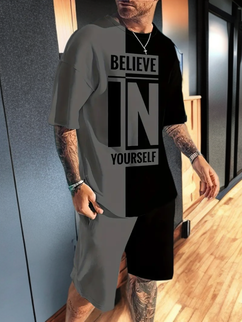 MEN'S GYM TOP (Belive in yourself)