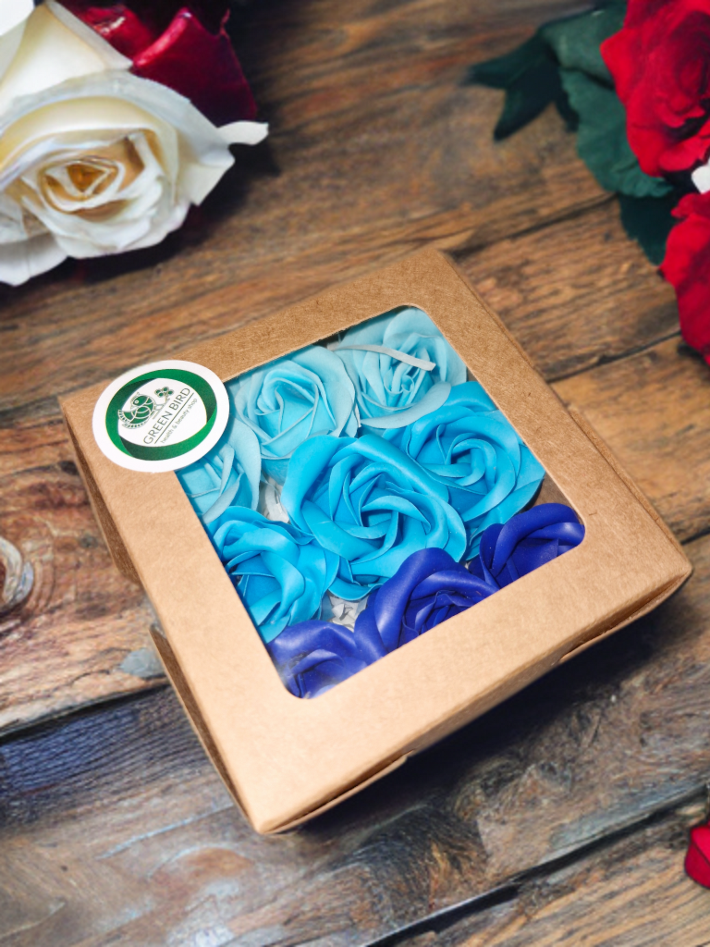 BLUE SOAP ROSES