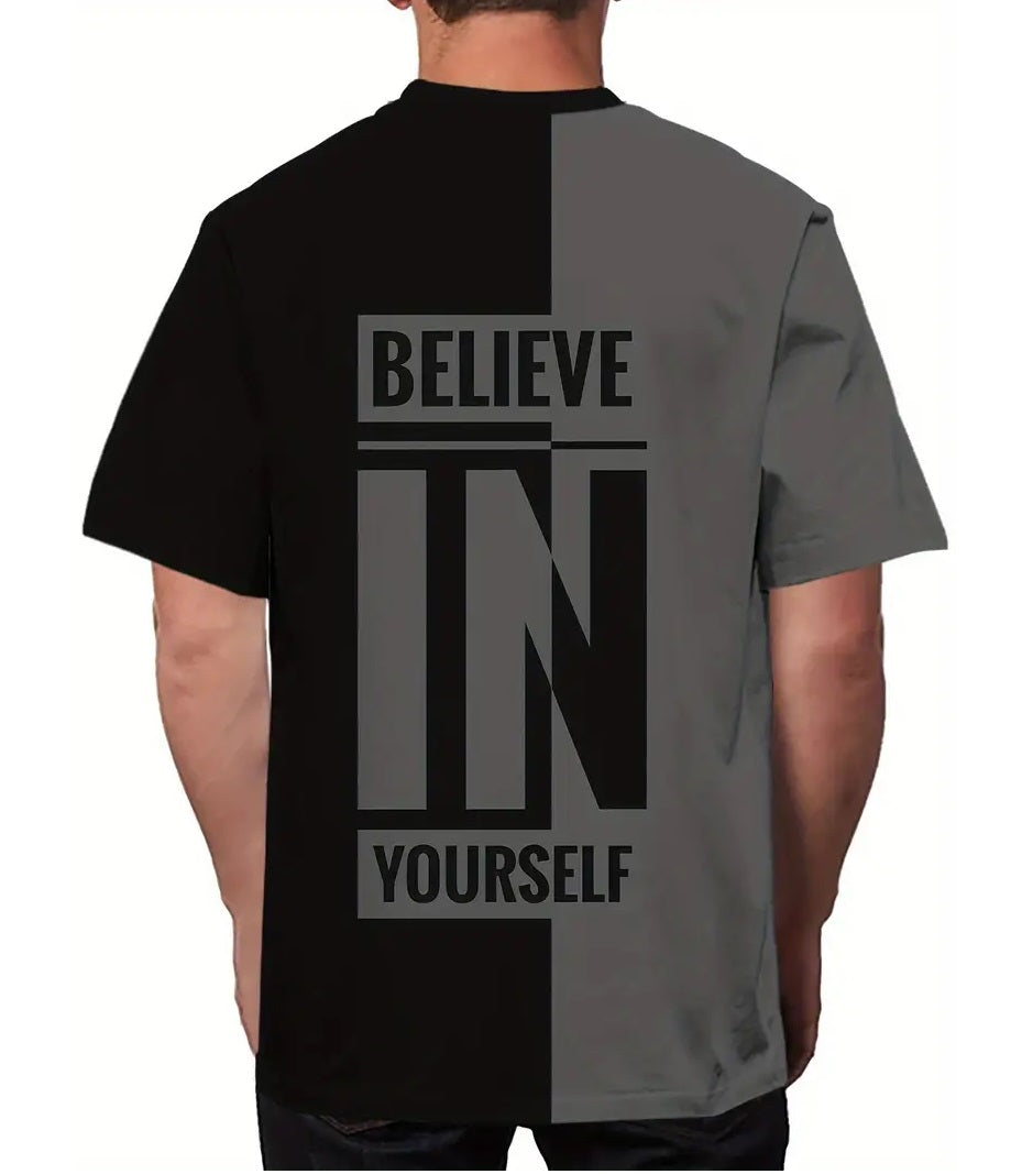 MEN'S GYM TOP (Belive in yourself)