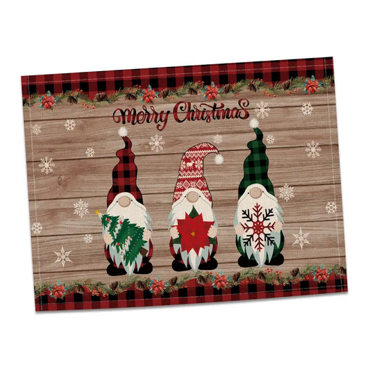 CHRISTMAS TABLEMATS 4pcs (Elves)