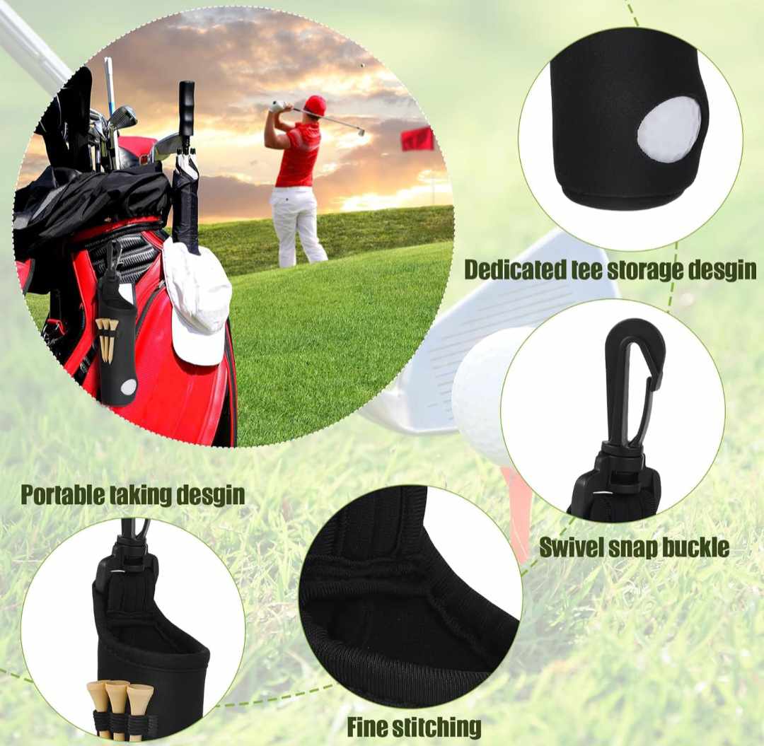 GOLF BALL POUCH (black)