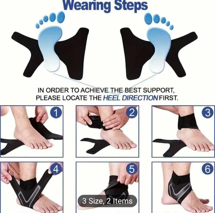 LEFT ANKLE STABILIZING SUPPORT