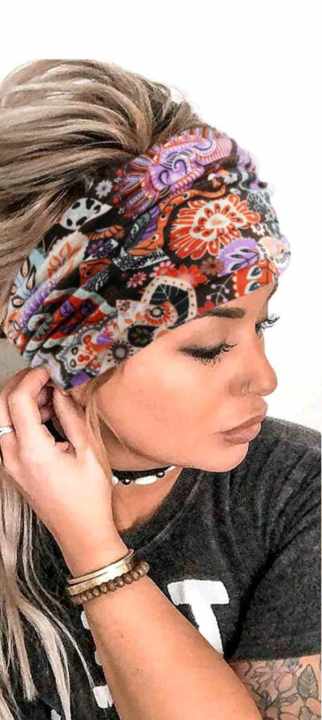 BOHO WIDE HEADBAND (Pattern 2)