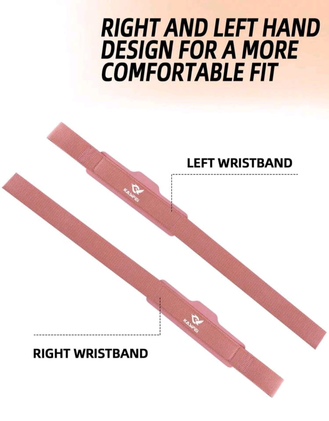 WEIGHT LIFTING STRAPS 2PCS (Pink)