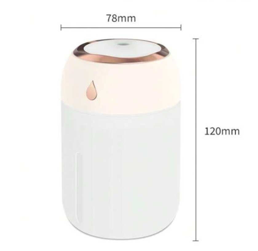 WHITE & RAINBOW AIR HUMIDIFIER