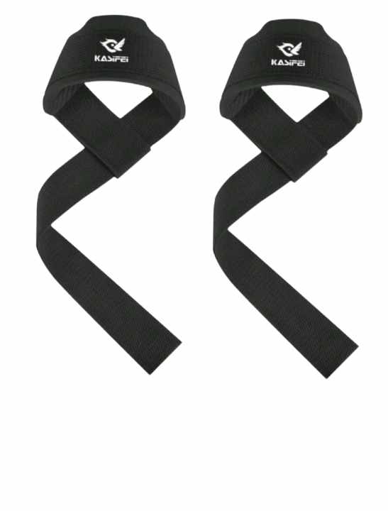 WEIGHT LIFTING STRAPS 2PCS (Black)