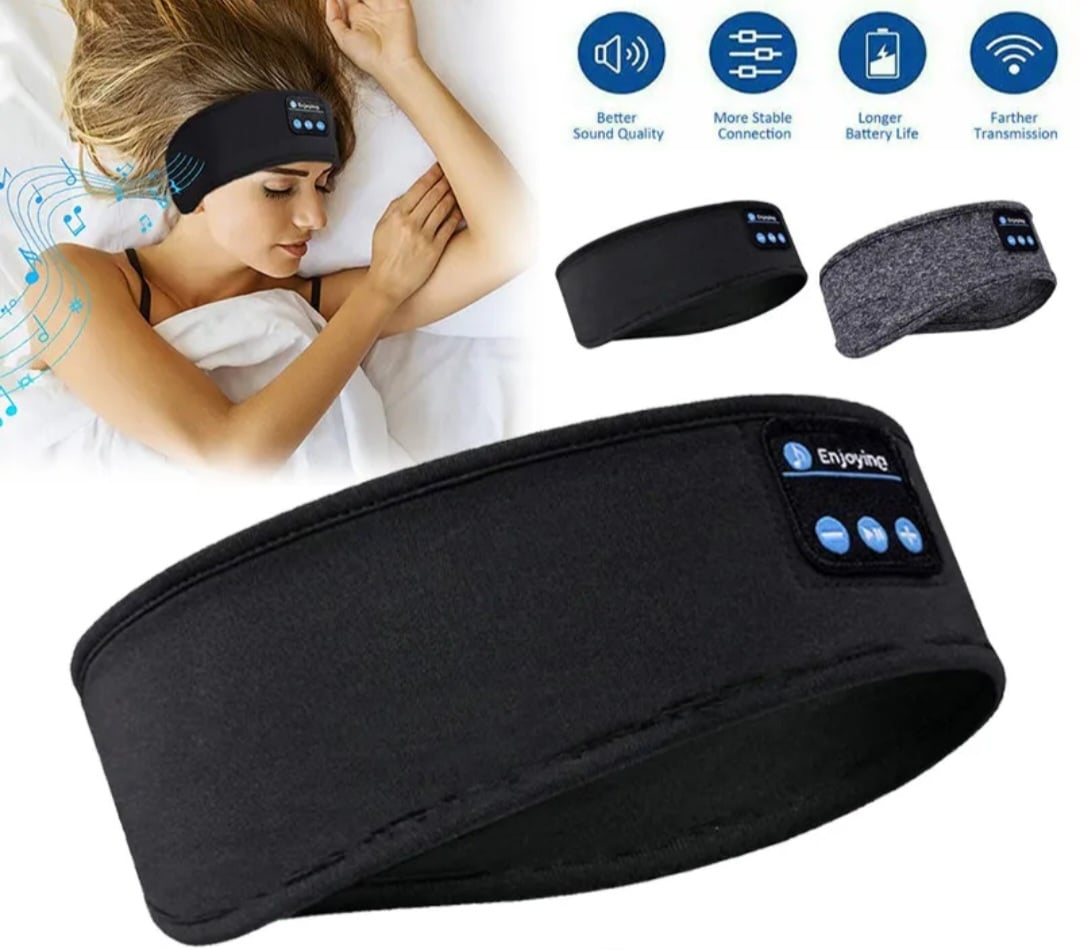 BLUETOOTH MUSIC HEADBANDS (Black)