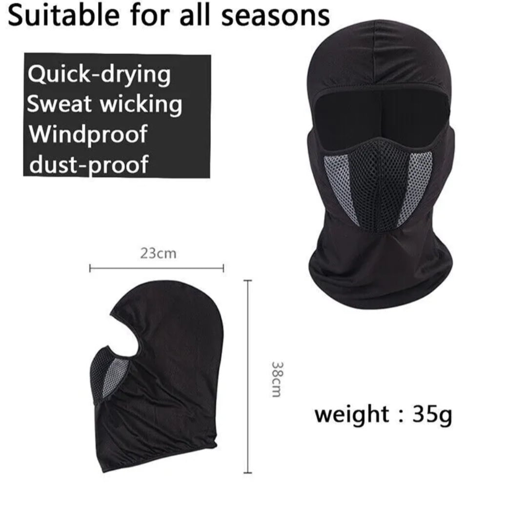 BALACLAVA FULL FACE MASK (Black Grey)