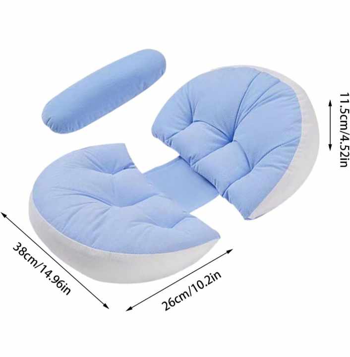 MULTI-FUNCTIONAL PREGNANCY PILLOW (Blue)