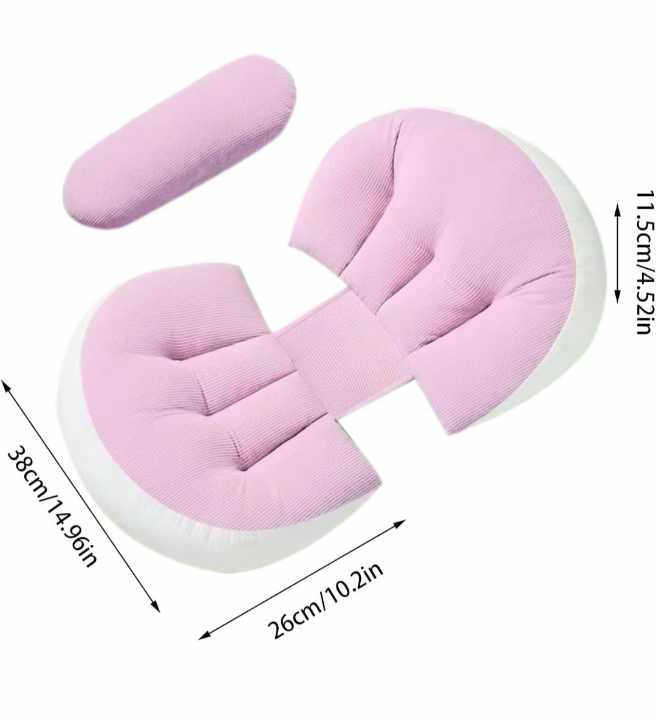 MULTI-FUNCTIONAL PREGNANCY PILLOW (Pink)