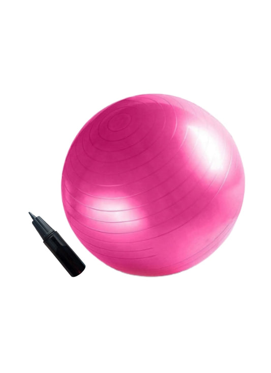 YOGA GYMNASTIC BALL 65CM (Pink) PUMP INCLUDED