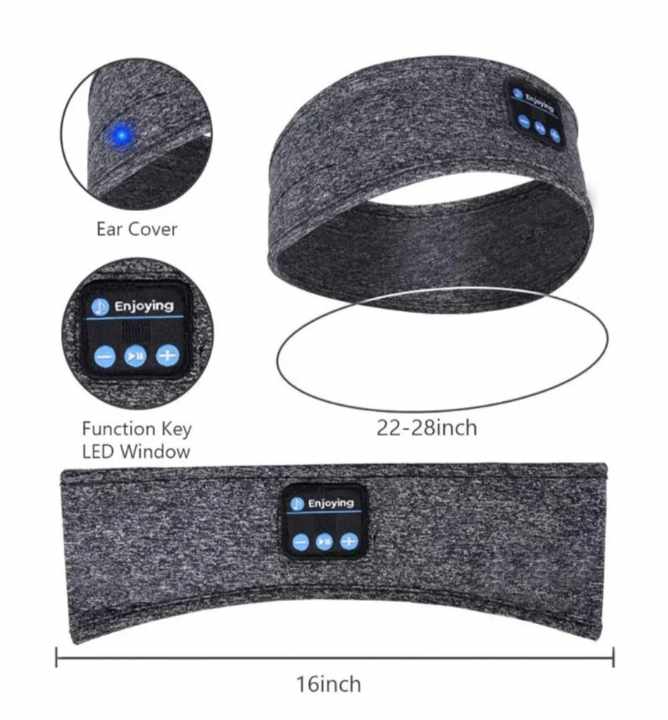 BLUETOOTH MUSIC HEADBANDS (Grey)