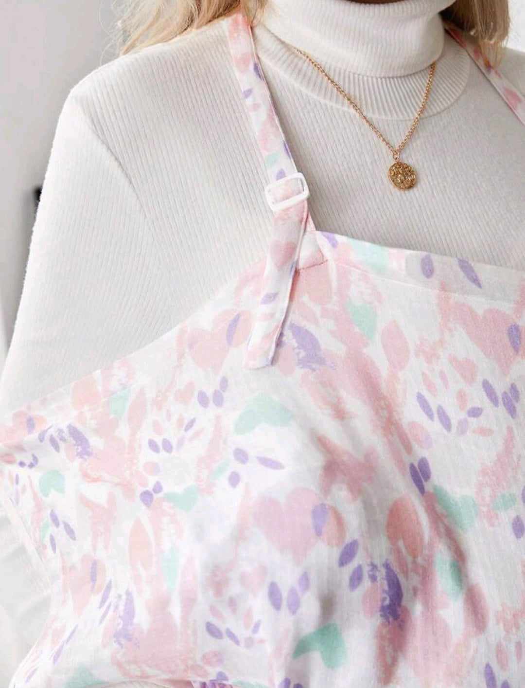 NURSING COVER FOR BABY (Pink Flowers)