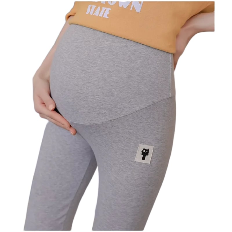 MATERNITY LEGGINS (Light Gray)