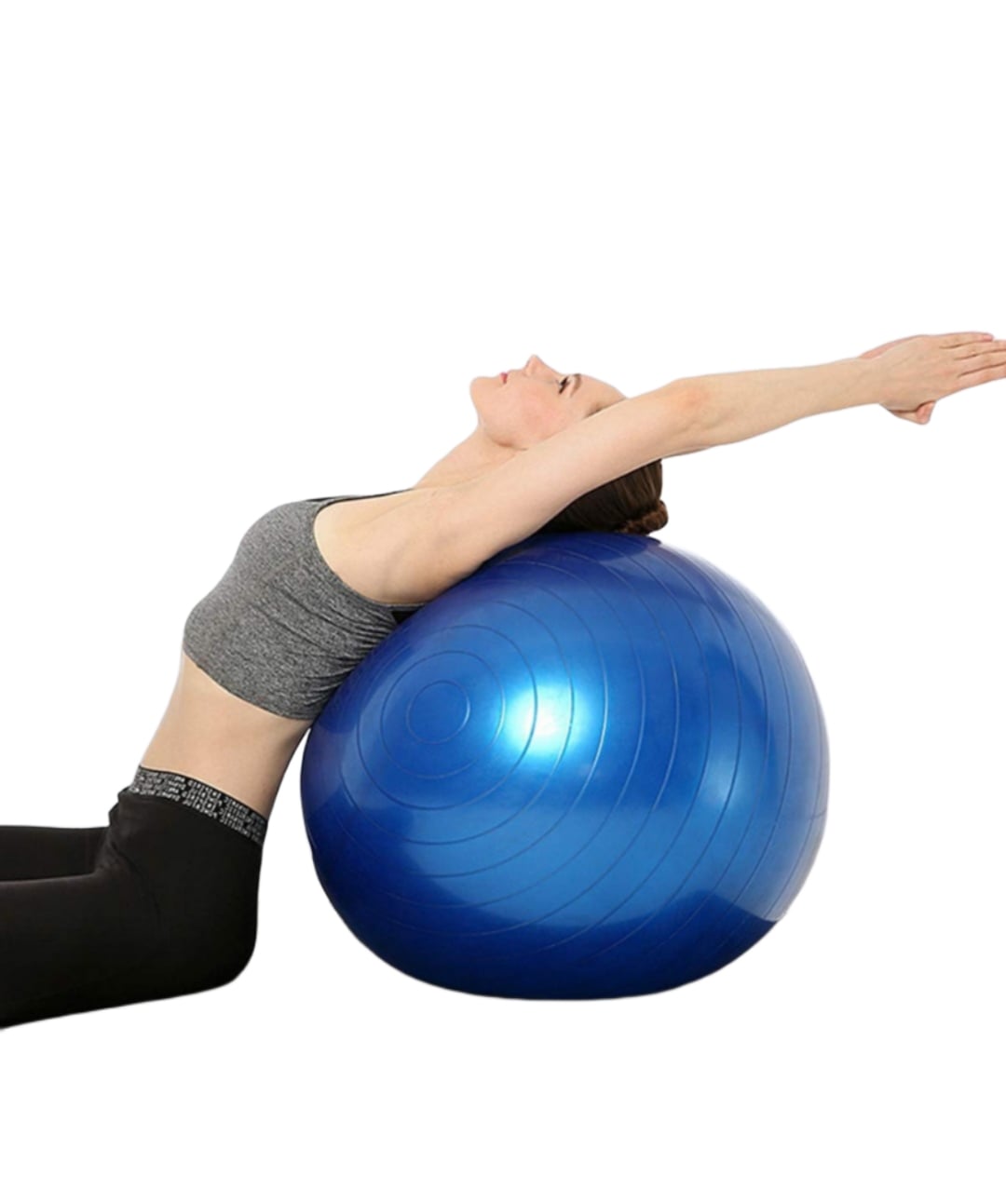 YOGA GYMNASTIC BALL 65CM (Blue) PUMP INCLUDED