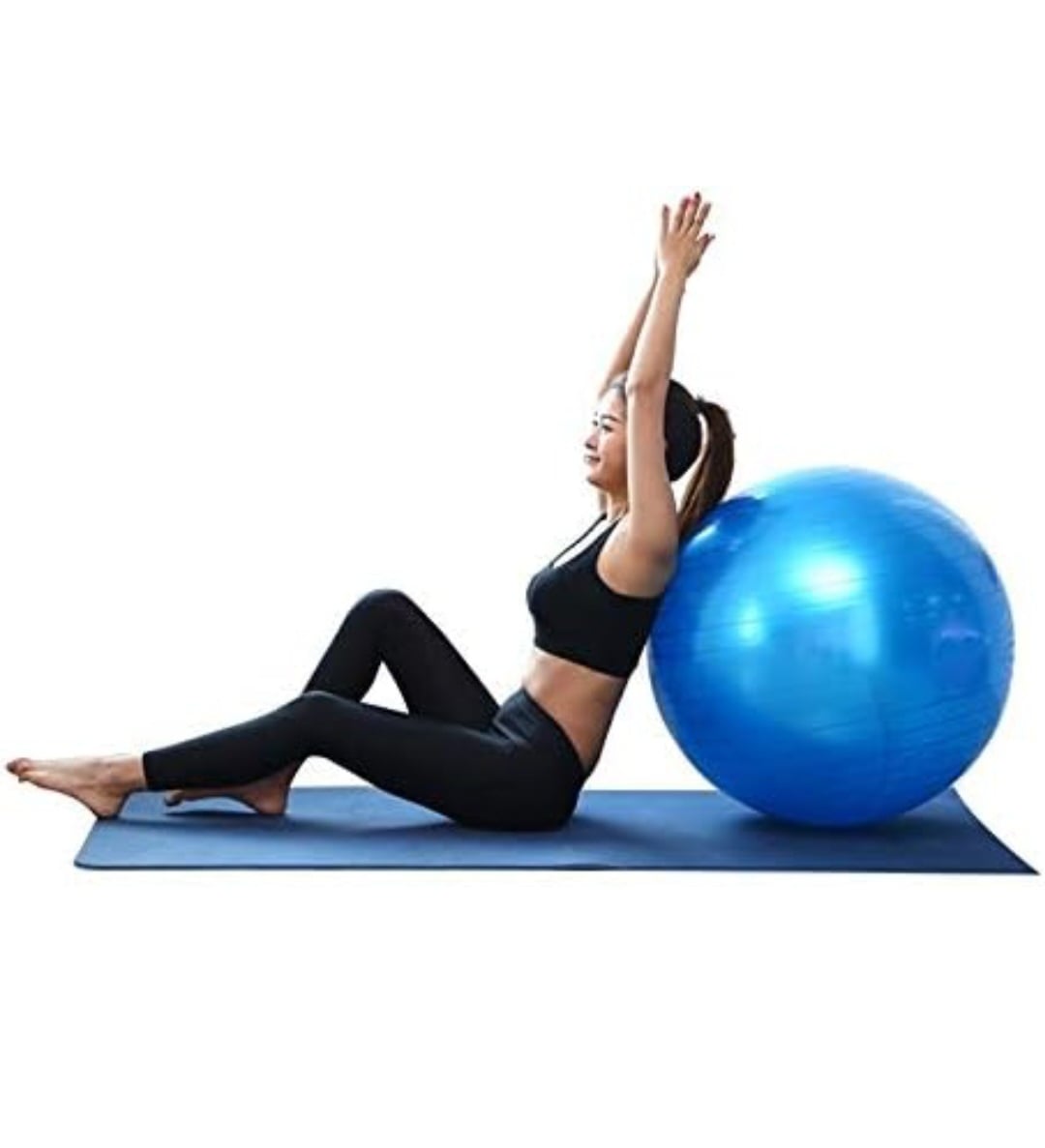 YOGA GYMNASTIC BALL 65CM (Blue) PUMP INCLUDED