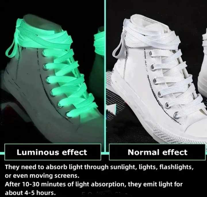 LUMINOUS SHOELACES (80cm i 120cm)