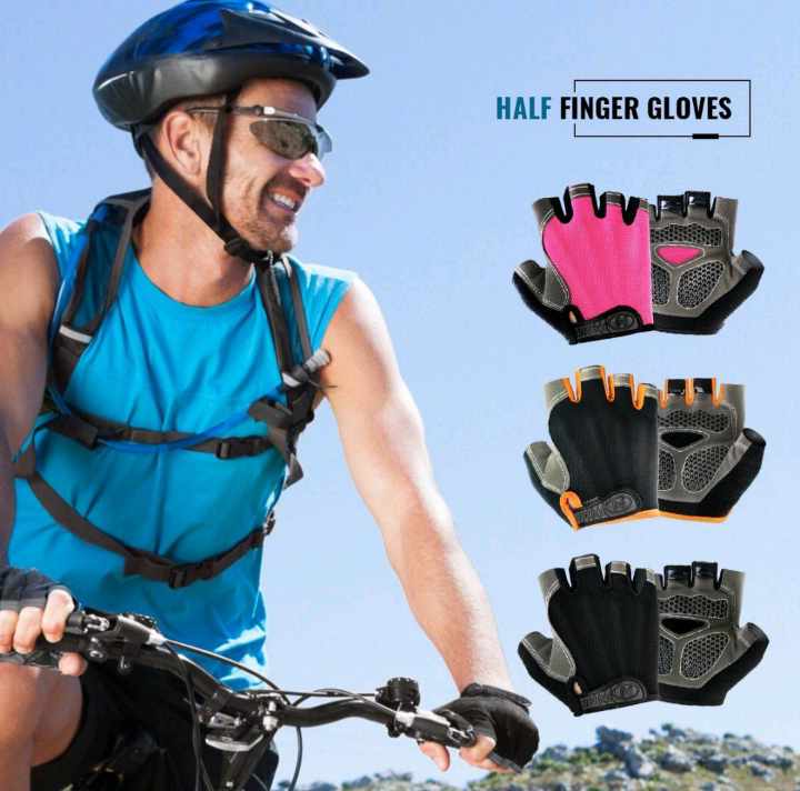 SPORT NON-SLIP GLOVES (Black/Grey)