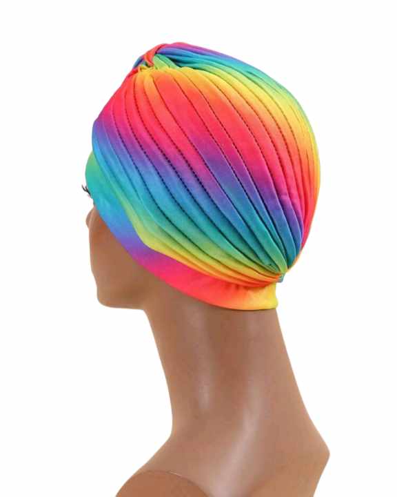 RAINBOW TURBAN HEAD WRAP