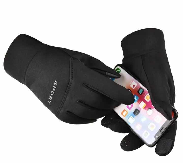 MEN'S FINGERTIP ANTI SLIP GLOVES (Black)