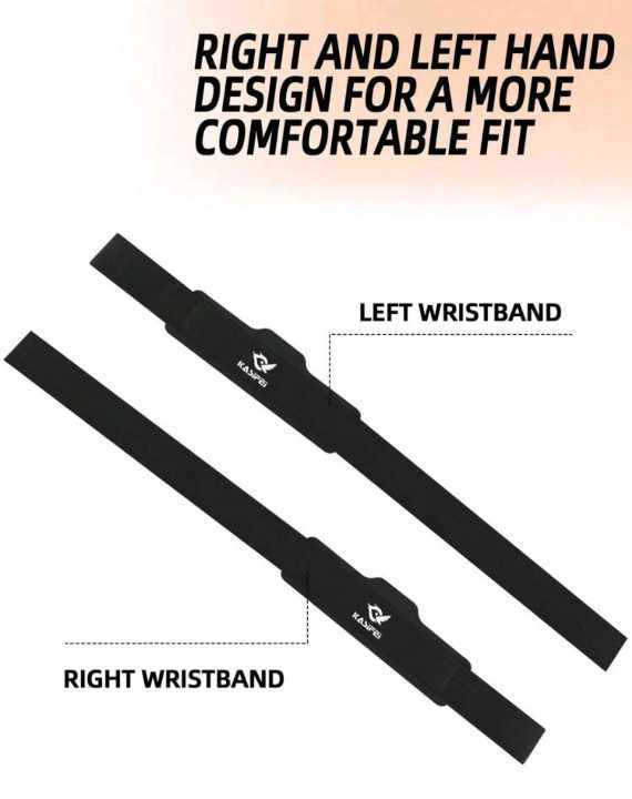 WEIGHT LIFTING STRAPS 2PCS (Black)