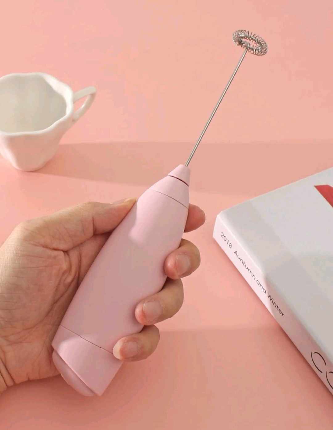 USB WHISK FOR PROTEIN SHAKE (Pink)