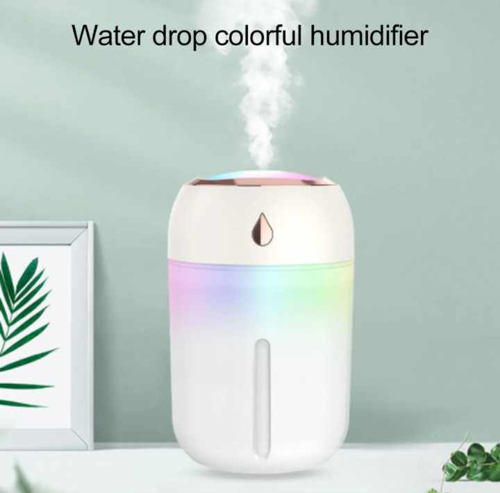 WHITE & RAINBOW AIR HUMIDIFIER