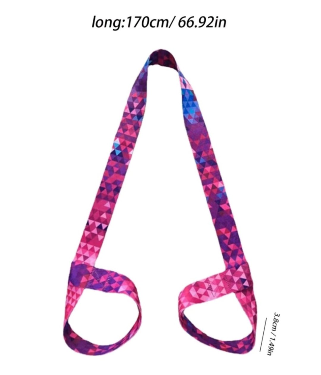 MULTI-FUNCTIONAL YOGA STRAP (Pink)