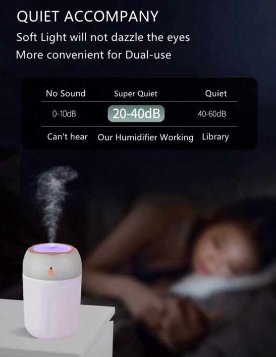 WHITE & RAINBOW AIR HUMIDIFIER